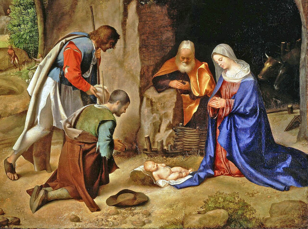 L'Adorazione dei Pastori - National Gallery of Art, Washington DC - dettaglio